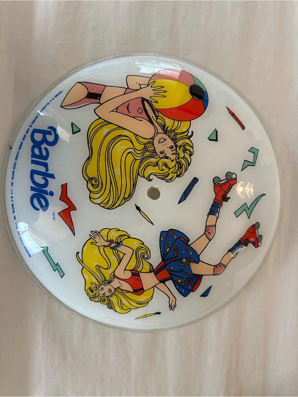 Vintage Barbie 1990 Ceiling Light Fixture - Picture 2 of 5